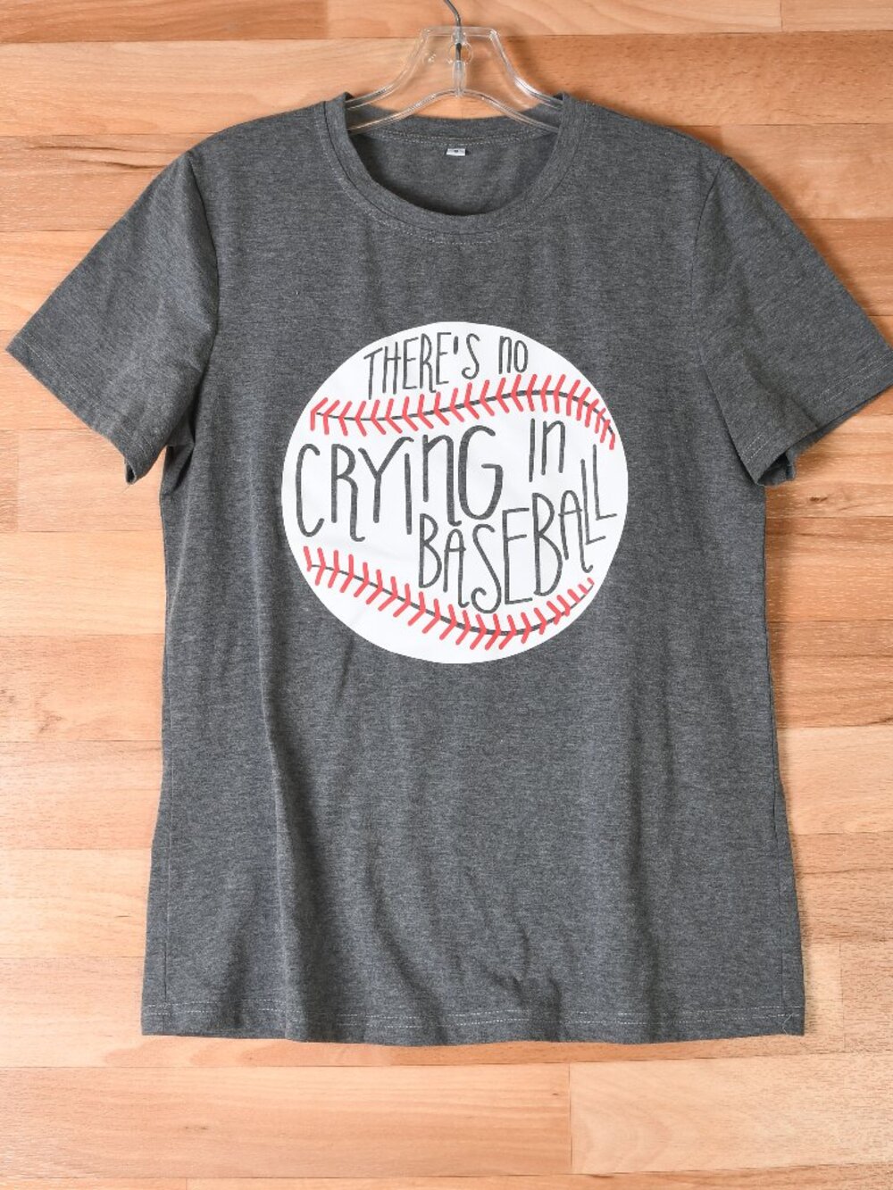 "Theres No Crying In Baseball" Graphic T-Shirt Women's small